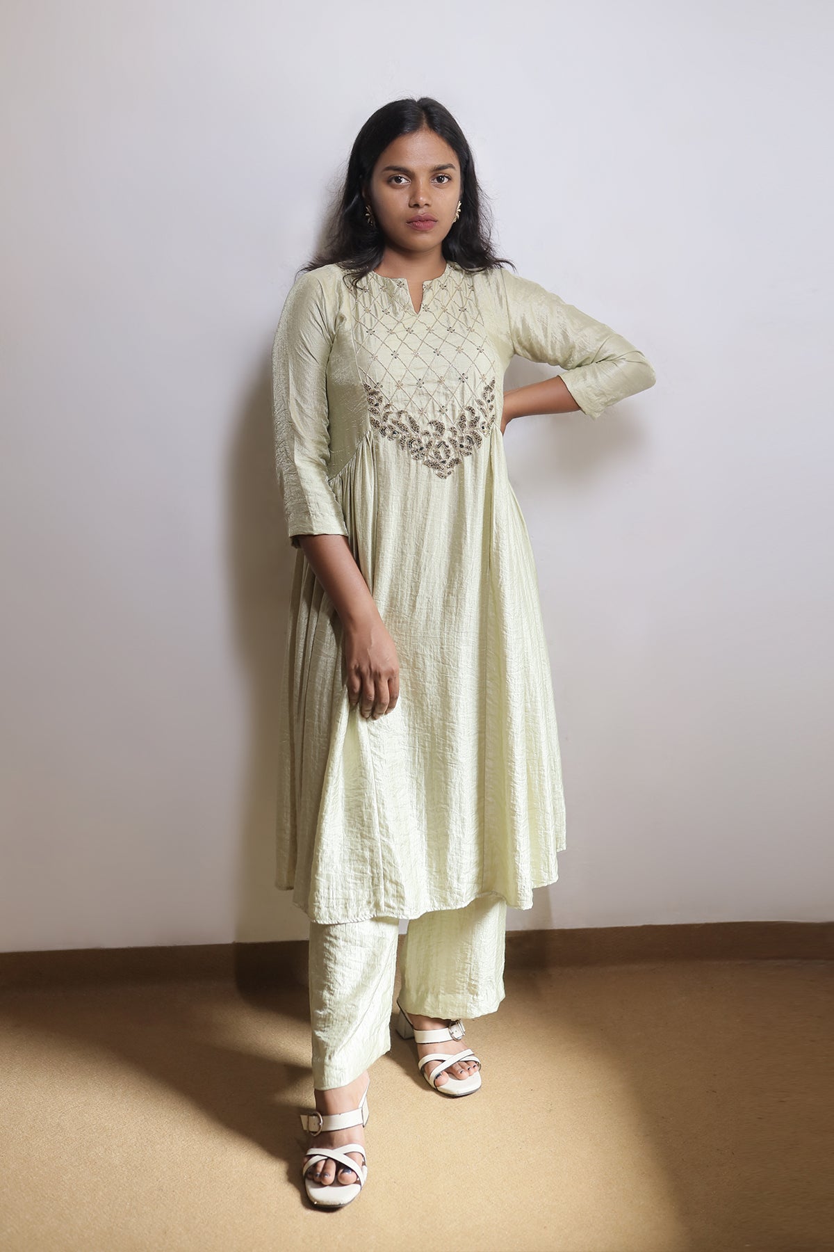 ROSELLE TERA SHIMMER CO-ORD SET