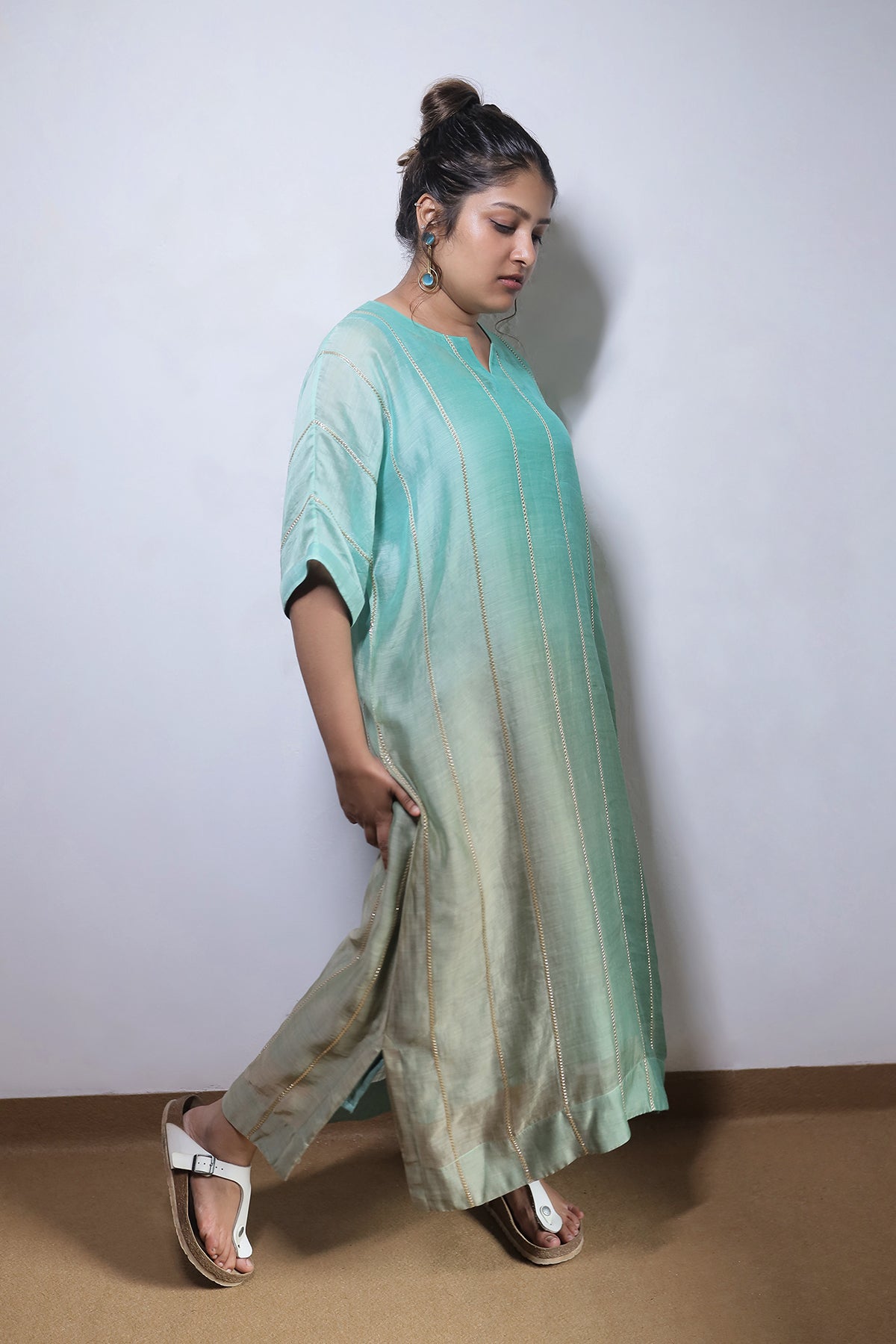 OMBRE KAFTAN DRESS