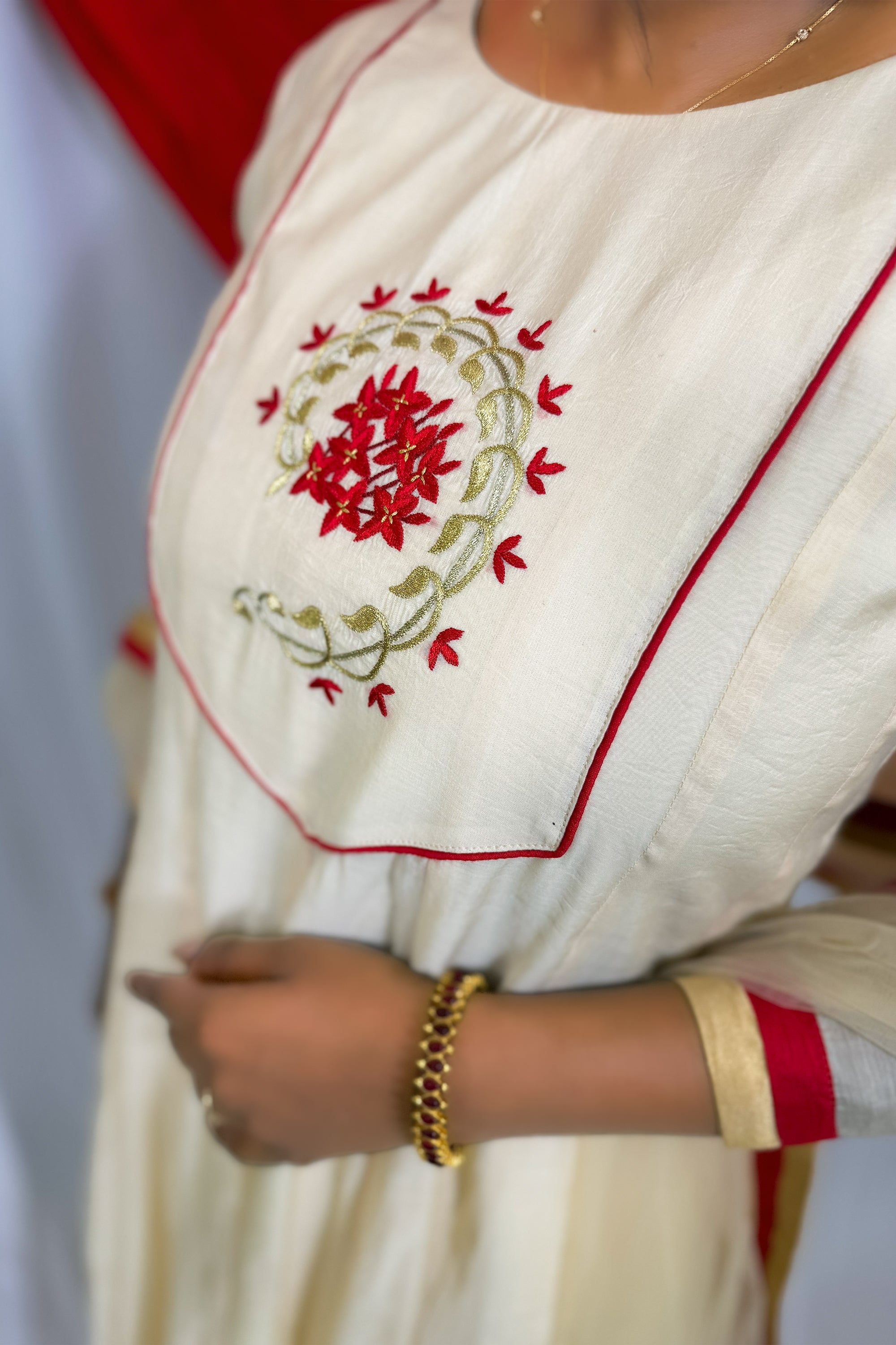 CHETHI BUTA ANARKALI SET