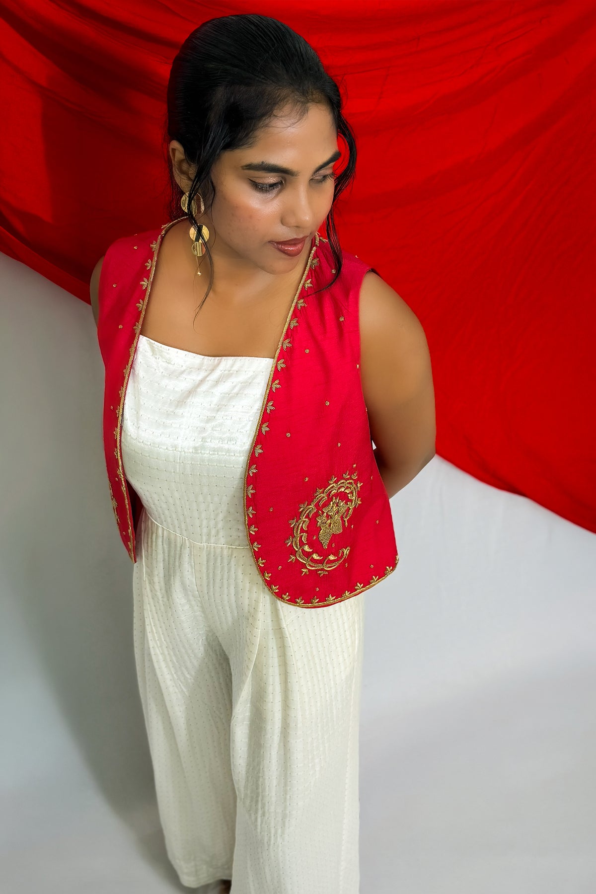 CHETHI BLOOM JUMPSUIT & JACKET SET