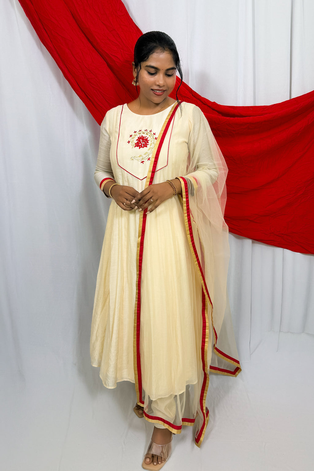CHETHI BUTA ANARKALI SET