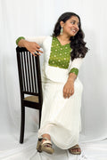 BANASARI BROCADE YOKE DRESS