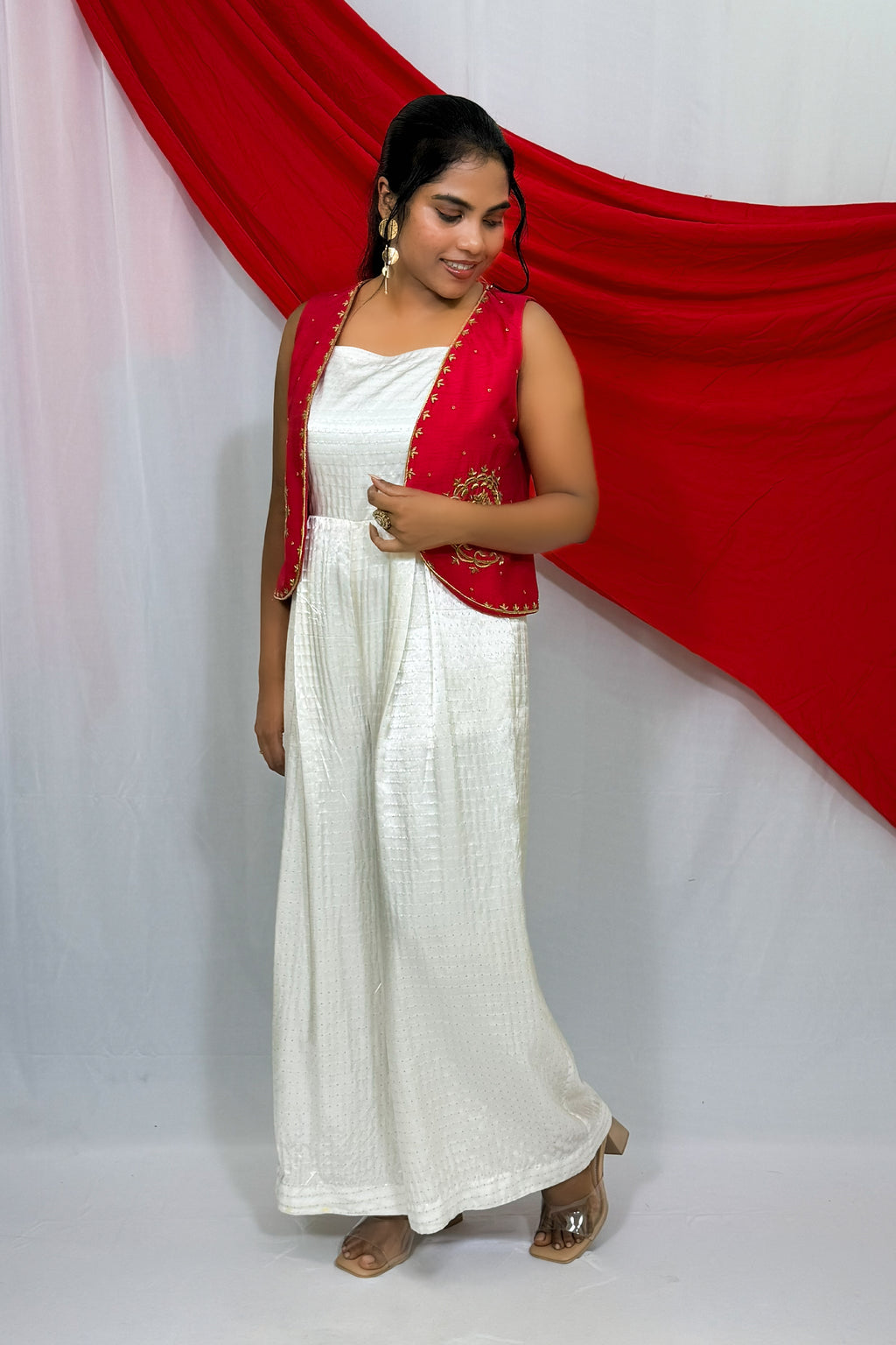 CHETHI BLOOM JUMPSUIT & JACKET SET