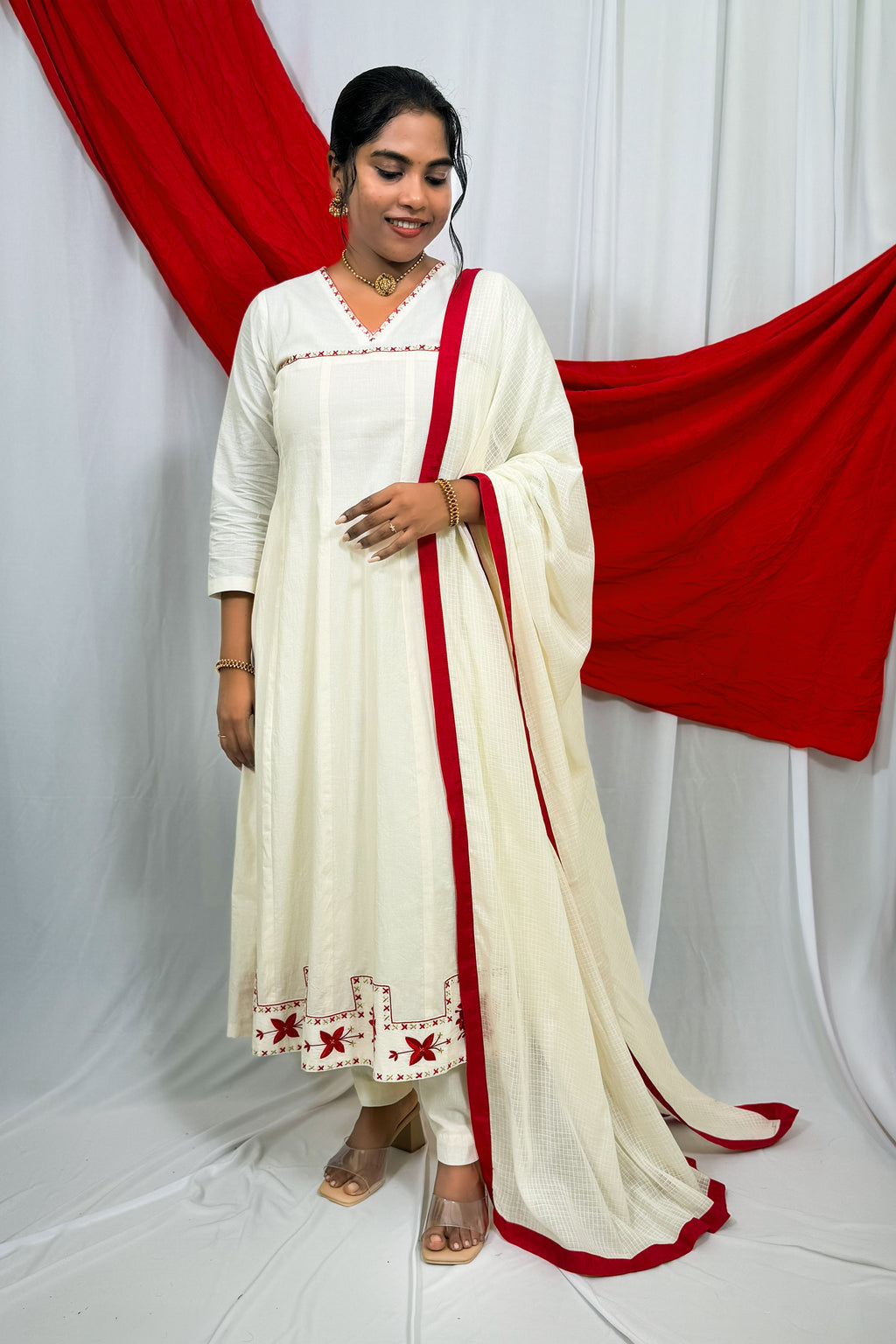 CHETHI BLOOM PANEL CUT ANARKALI SET