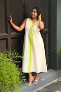 AURELIA V-NECK TUNIC DRESS