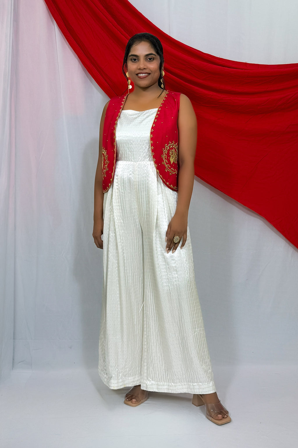 CHETHI BLOOM JUMPSUIT & JACKET SET