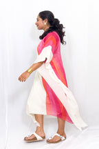 DUAL TONE STRIPED KAFTAN