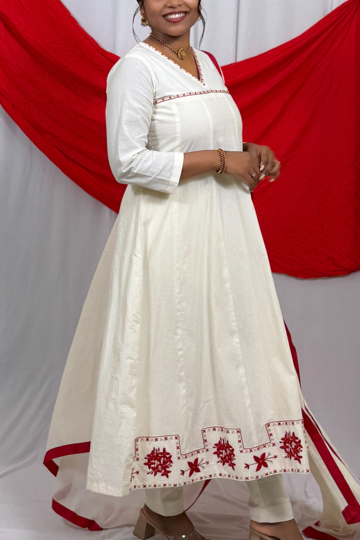 CHETHI BLOOM PANEL CUT ANARKALI SET