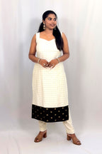 EBONY SLITTED KURTA