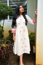CHETHI SIDE GATHER SHORT DRESS