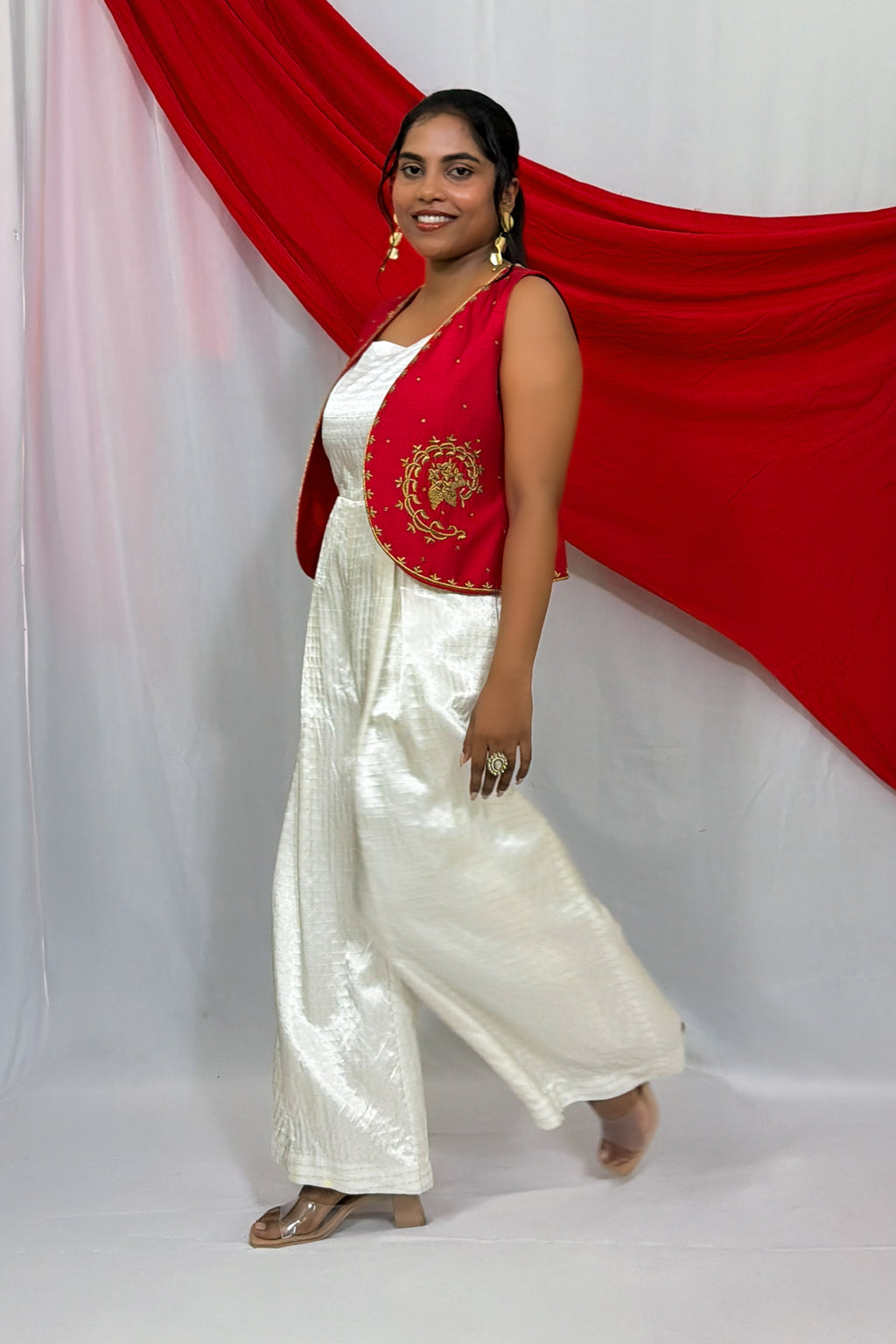 CHETHI BLOOM JUMPSUIT & JACKET SET