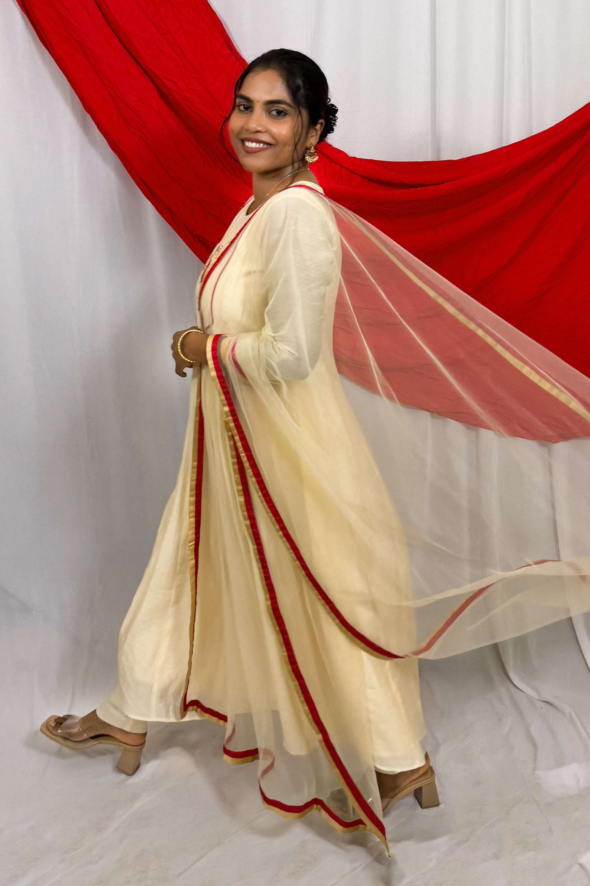 CHETHI BUTA ANARKALI SET